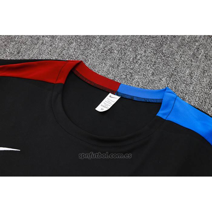Chandal del Barcelona Manga Corta 2023-2024 Negro - Pantalon Corto